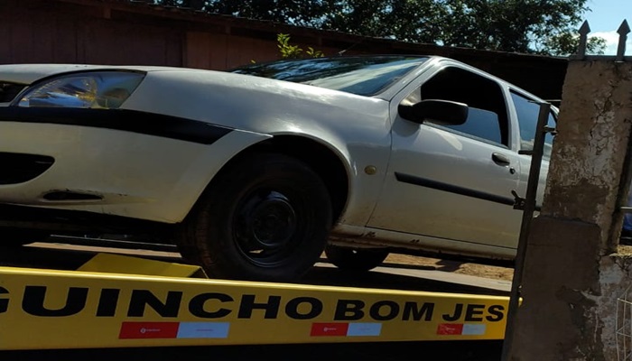 Laranjeiras - Veículo Fiesta furtado durante a madrugada é recuperado
