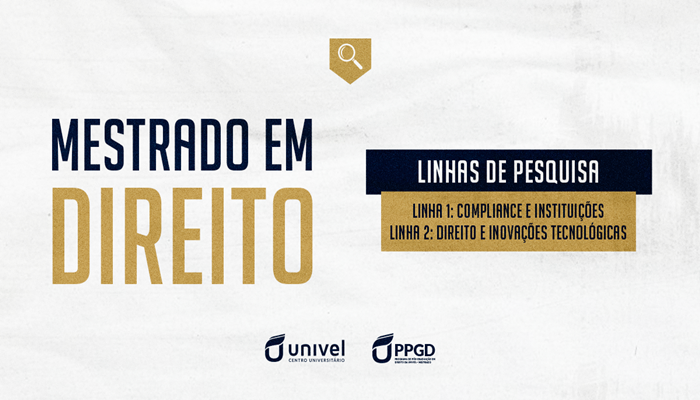 Mestrado em Direito na Univel: inscrições abertas 