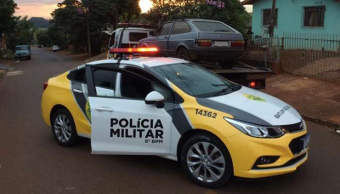 Catanduvas - PM de Cascavel recupera veículo furtado em Catanduvas 