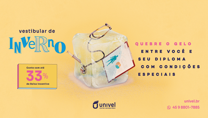 Univel abre inscrições para o Vestibular de Inverno 2021