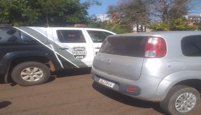 Quedas - Polícia Civil recupera veículo furtado. Dois indivíduos foram presos 