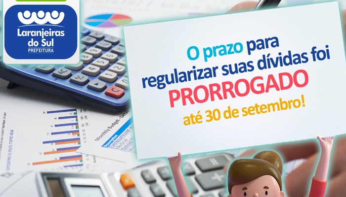 Laranjeiras - Prorrogado até 30 de setembro o prazo para MEI regularizar débitos de INSS, ISS e ICMS