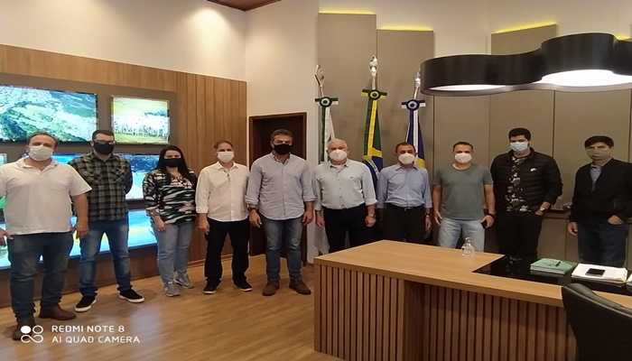 Guaraniaçu - Prefeito Osmário recebe visita do ex-Governador Beto Richa