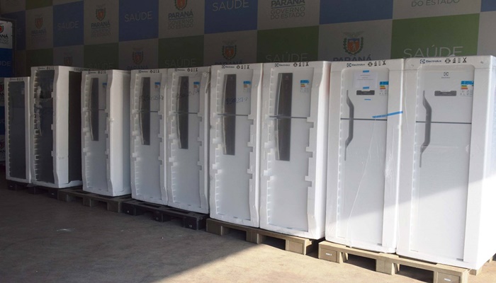 Paraná recebe 20 geladeiras e quatro câmaras frias do movimento Unidos pela Vacina