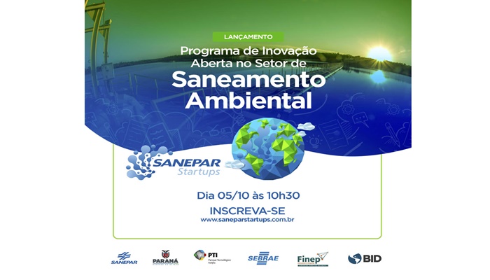 Sanepar lança programa de startups para desenvolvimento de projetos inovadores e sustentáveis