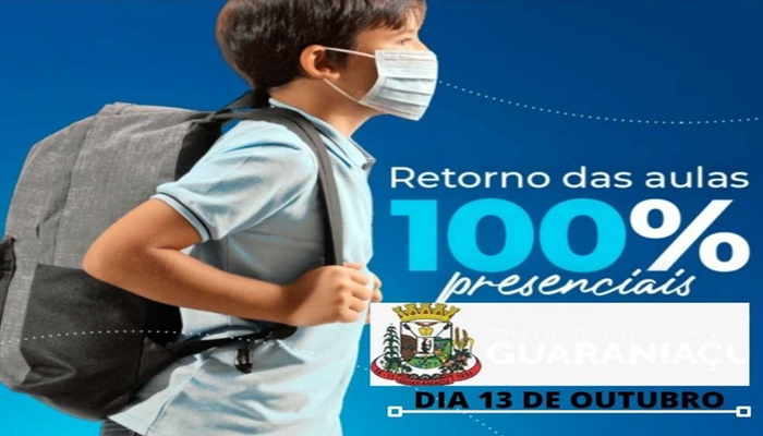 Guaraniaçu - Decreto municipal impõe retorno das aulas 100% presenciais no município