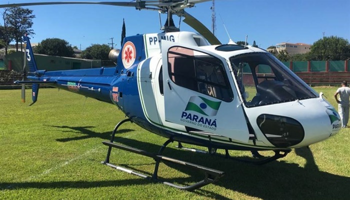 Aeromédioco do Consamu prestou vários atendimentos neste fim de semana 