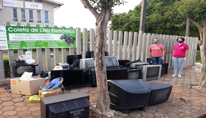 Laranjeiras – Associação de Senhoras de Rotarianos promove hoje a coleta de lixo eletrônico