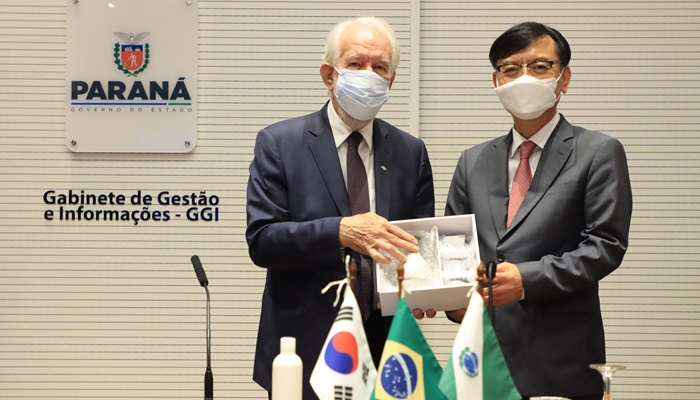 Paraná e Coreia do Sul estreitam laços com visita de embaixador ao Paraná