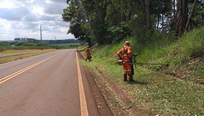 Começam os serviços de conservação das rodovias estaduais do Anel de Integração