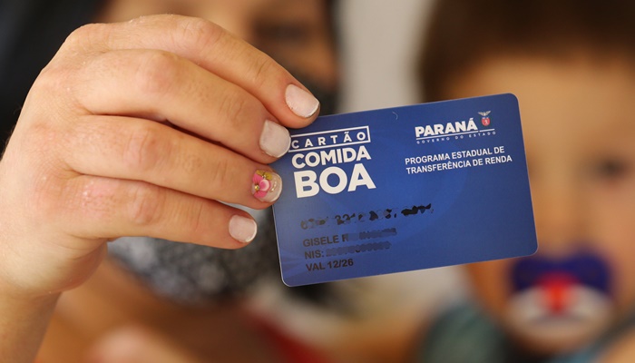 Mais de 50 mil famílias já utilizam o Cartão Comida Boa no Paraná 