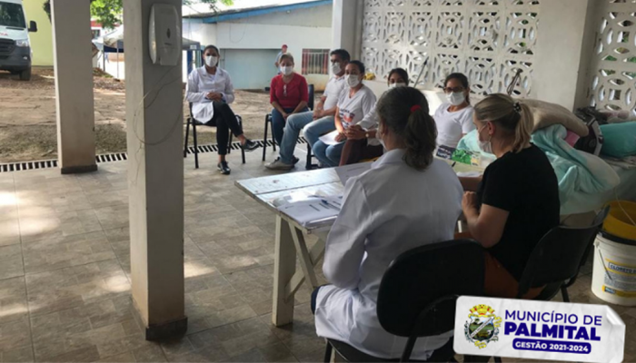 Palmital - Reunião com a equipe de enfermagem do município
