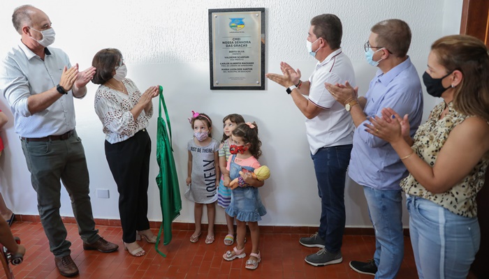 Laranjeiras - Prefeitura inaugura nova sede do CMEI Nossa Senhora das Graças que vai atender 230 crianças
