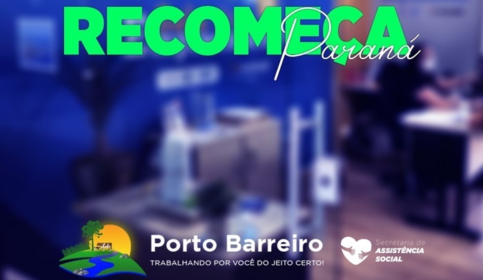 Porto Barreiro - Programa Recomeça Paraná tem inscrições abertas