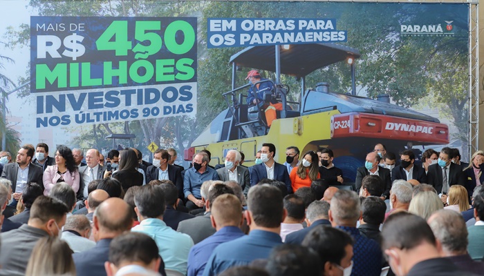 Governo investe mais de R$ 450 milhões em obras urbanas nos municípios do Paraná 