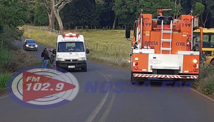 Candói – Adolescente fica ferido em acidente no interior do município 