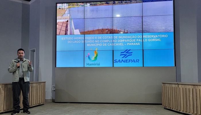 Sanepar apresenta projeto de desassoreamento do Lago Municipal de Cascavel 