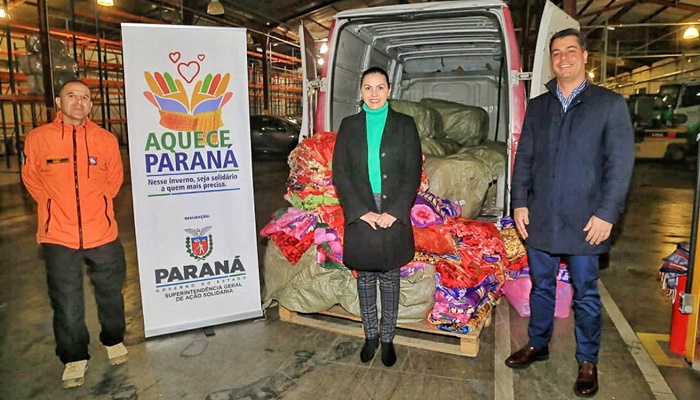  Campanha Aquece Paraná chega ao fim com mais de 40 mil peças de roupa arrecadadas