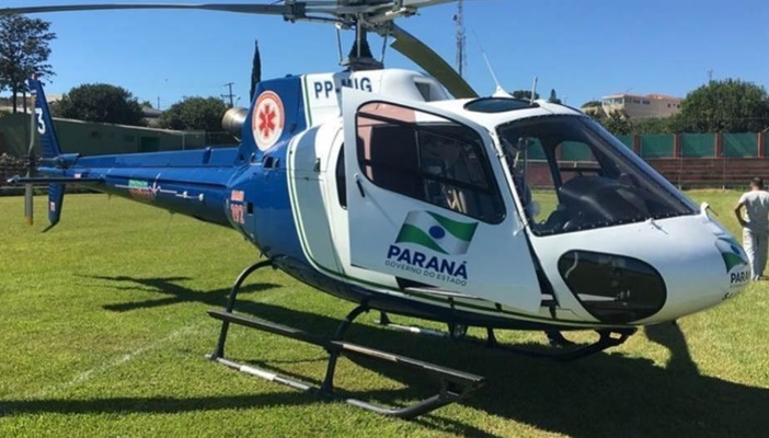 Três Barras - Aeromédico do Consamu realizou dois atendimentos durante a semana