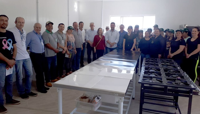  Com investimento do Estado, cozinha-escola é inaugurada em Laranjeiras do Sul