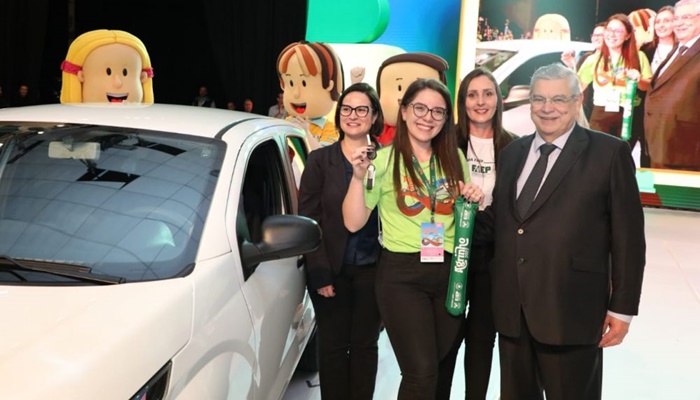  Concurso Agrinho premia professora de Laranjeiras do Sul com carro zero km