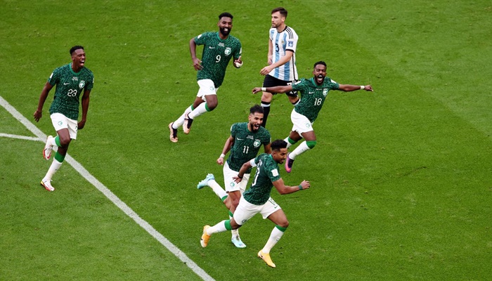 Arábia Saudita bate Argentina de Messi em 1ª zebra da Copa do Catar