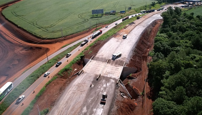  Com trecho do Show Rural pronto, duplicação da BR-277 alcança 63% de conclusão
