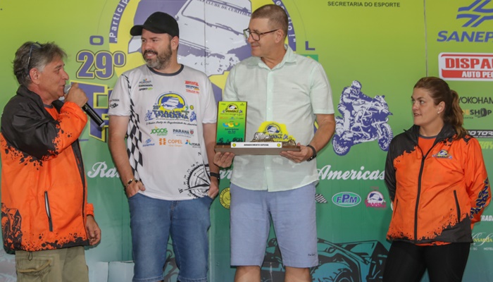  Premiação da etapa do 29º Rally Transparaná é realizada em Laranjeiras do Sul