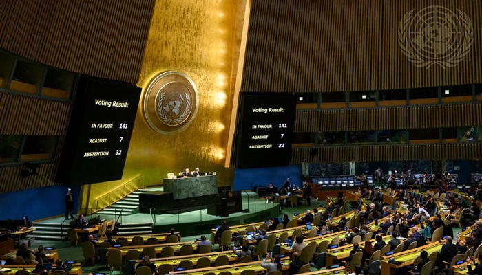 Assembleia Geral da ONU aprova nova resolução pelo fim da guerra
