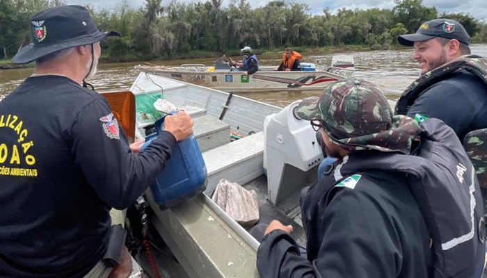  Pesca ilegal: Estado finaliza a Piracema com 23 flagrantes e quase R$ 450 mil em multas