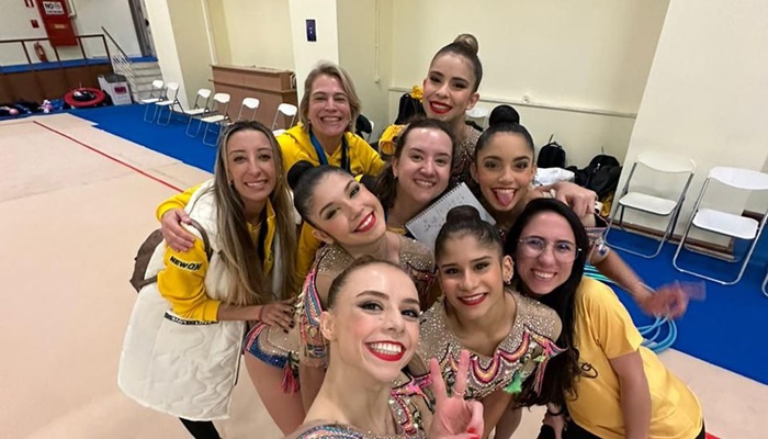 Ginástica rítmica: Brasil leva ouro inédito em etapa da Copa do Mundo