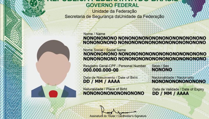 Nova carteira de identidade será emitida sem informação sobre sexo