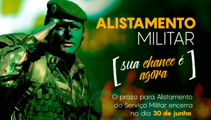 Laranjeiras - Prazo para o Alistamento Militar em 2023 termina em 30 de junho