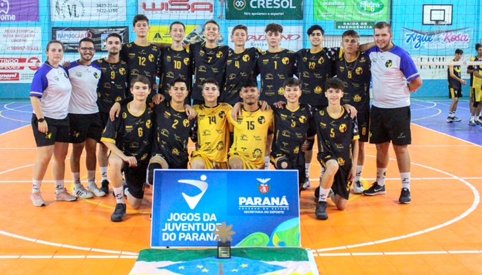  Laranjeiras do Sul conquista título no voleibol masculino nos Jogos da Juventude