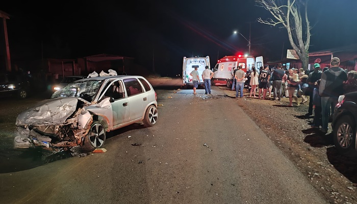 Espigão Alto - Grave acidente deixa cinco pessoas feridas