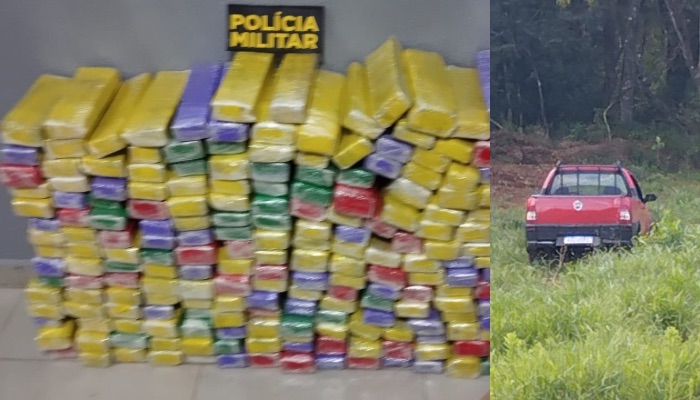 Quedas - Polícia Militar apreende mais de 160kg de maconha 