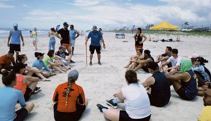 Atividades esportivas dos postos fixos do Verão Maior Paraná