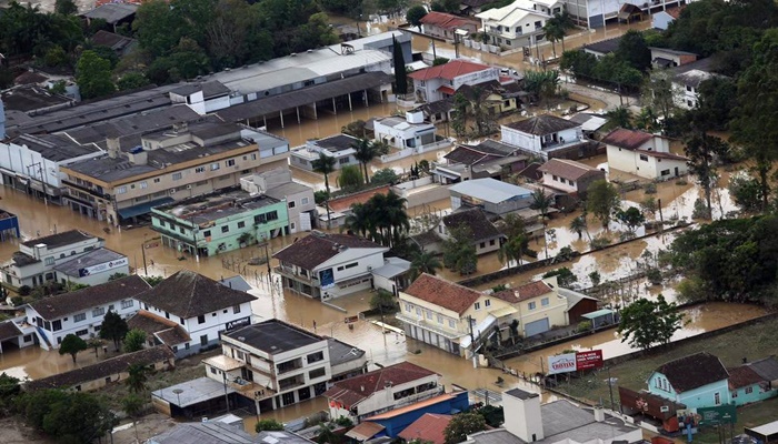 Santa Catarina permanece em alerta para temporais