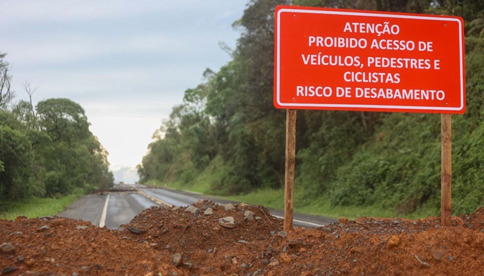  DER/PR atualiza situação das rodovias estaduais afetadas pelas chuvas