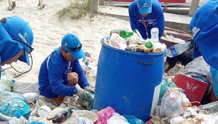  Sanepar retirou 108,8 toneladas de resíduos das praias desde 16 de dezembro