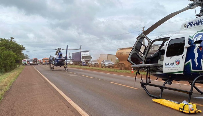  Serviço aeromédico do Paraná bate recorde histórico em 2023 com mais de 4 mil atendimentos