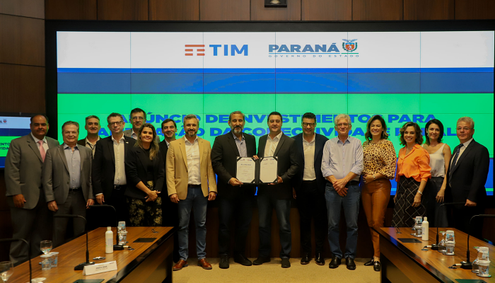 Em parceria com o Estado, TIM vai ampliar cobertura móvel em áreas rurais do Paraná