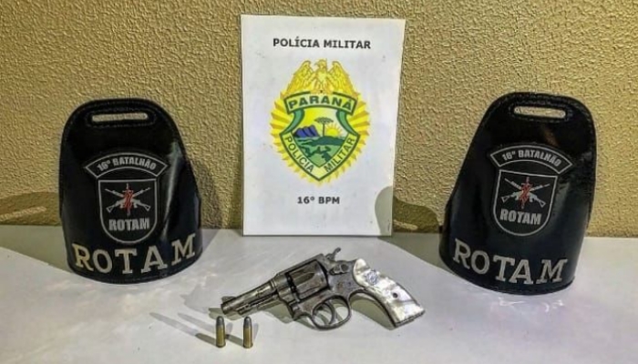 Pinhão - Proprietário de bar é preso por posse irregular de arma de fogo