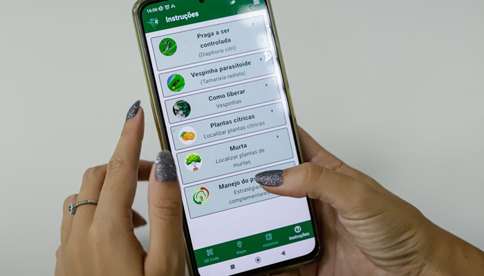  IDR-Paraná lança na ExpoLondrina app para controle biológico do greening dos citros