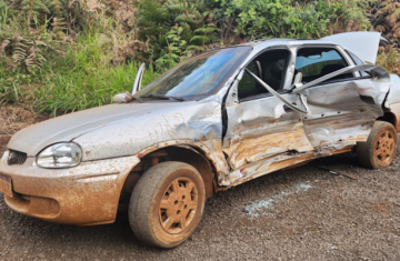 Rio Bonito do Iguaçu - Condutor morre após acidente na estrada do aeroporto