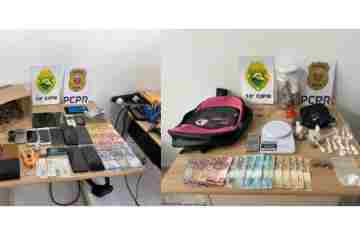 Cantagalo - Polícia Civil cumpre mandado de busca e apreensão e prisão por tráfico de drogas 