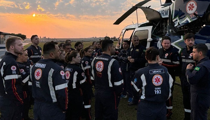  Curso capacita médicos e enfermeiros para atendimento aeromédico com helicópteros