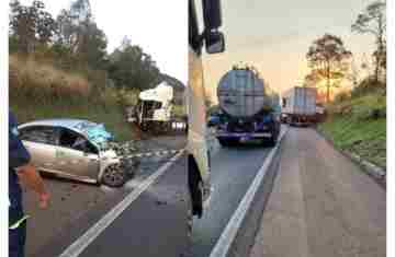 Guaraniaçu- Duas pessoas morrem em acidente entre carro e caminhão na BR 277