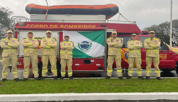 Rio Grande do Sul homenageia bombeiros do Paraná no Feriado Farroupilha