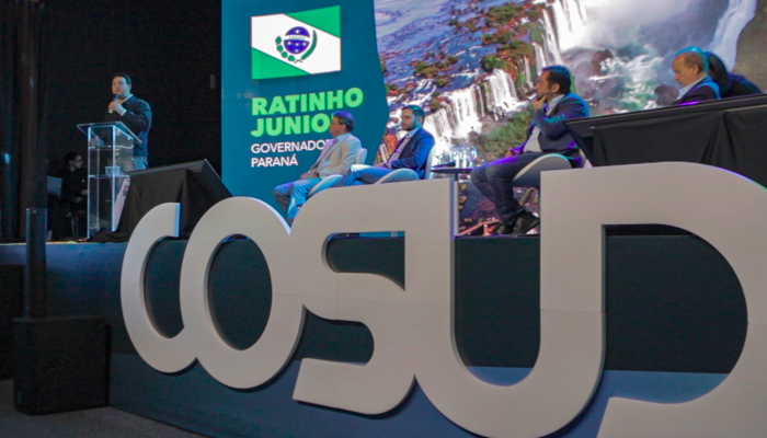 Governador anuncia no Cosud criação de um banco de fomento para estados do Sul e Sudeste